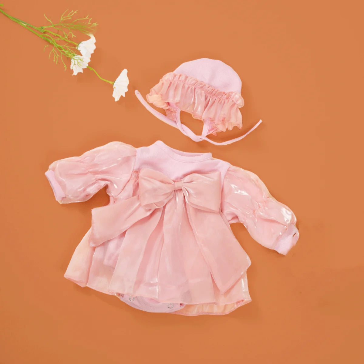 Doll Clothes Reborn Baby Dolls Clothes Dress For 55cm Reborn Doll DIY Handmade Princess Dress Dolls Accessories Kid Toy Gifts by DERILUJA LLC