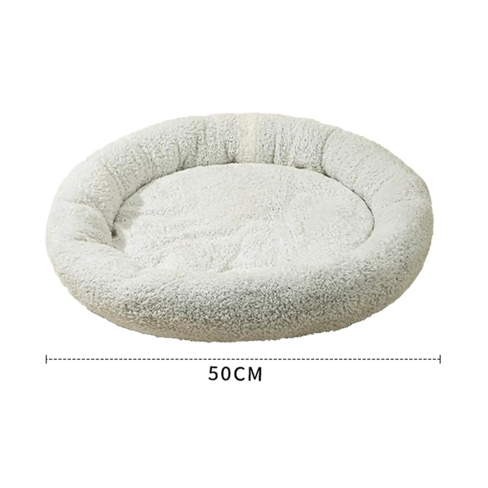 Luxurious Round Pet Bed for Furry Friends - Cozy Haven for Small by Badon Shop LLC