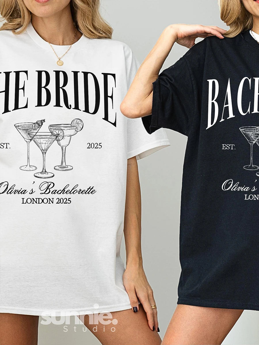 The Bach Club Hen Do T Shirt Hen Party Cocktail Shirt Bachelorette Funny Comfort Shirts Cotton Y2K Top Daily Trendy Streetwear 2026 by DERILUJA LLC