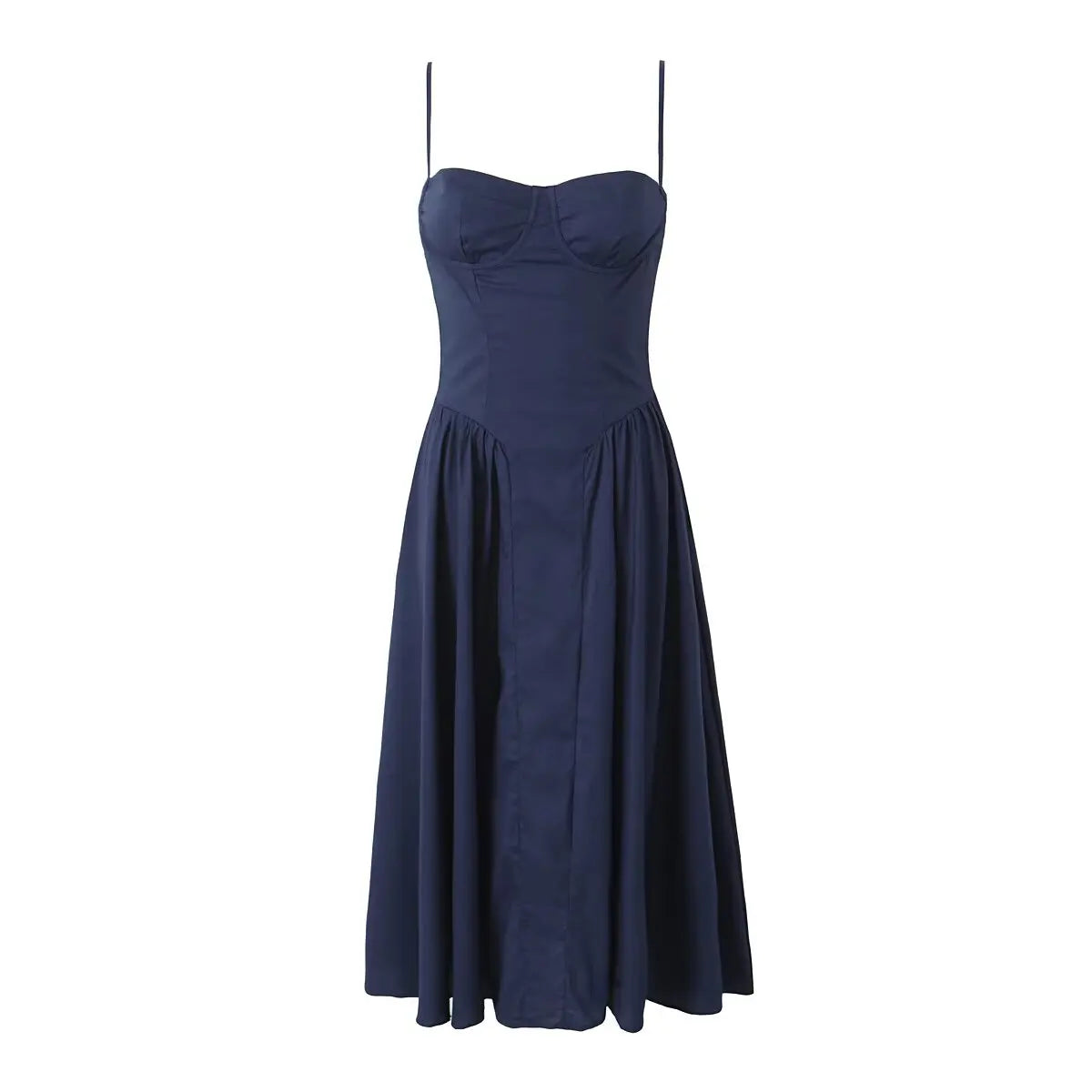 Dress Women Low Waist A-line Midi Holiday Summer Dresses Party Robe 2026 Vestido by DERILUJA LLC