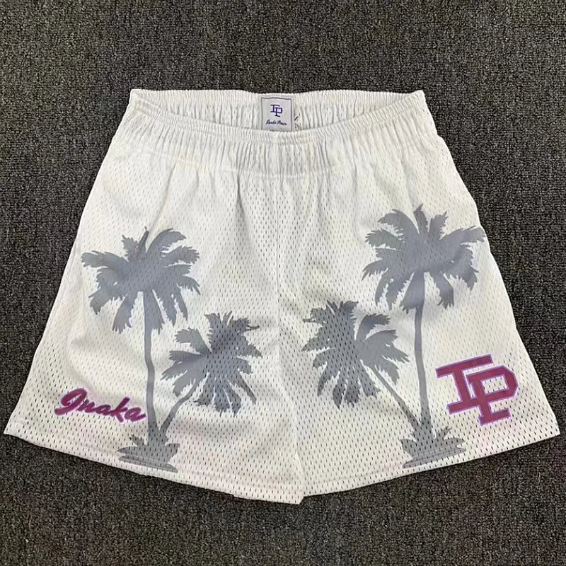 Mens Clothing IP Trend Casual Shorts Summer Fitness Sports Mesh Breathable Quick Dry Short Pants Man Beach Basketball Sweatpants by DERILUJA LLC