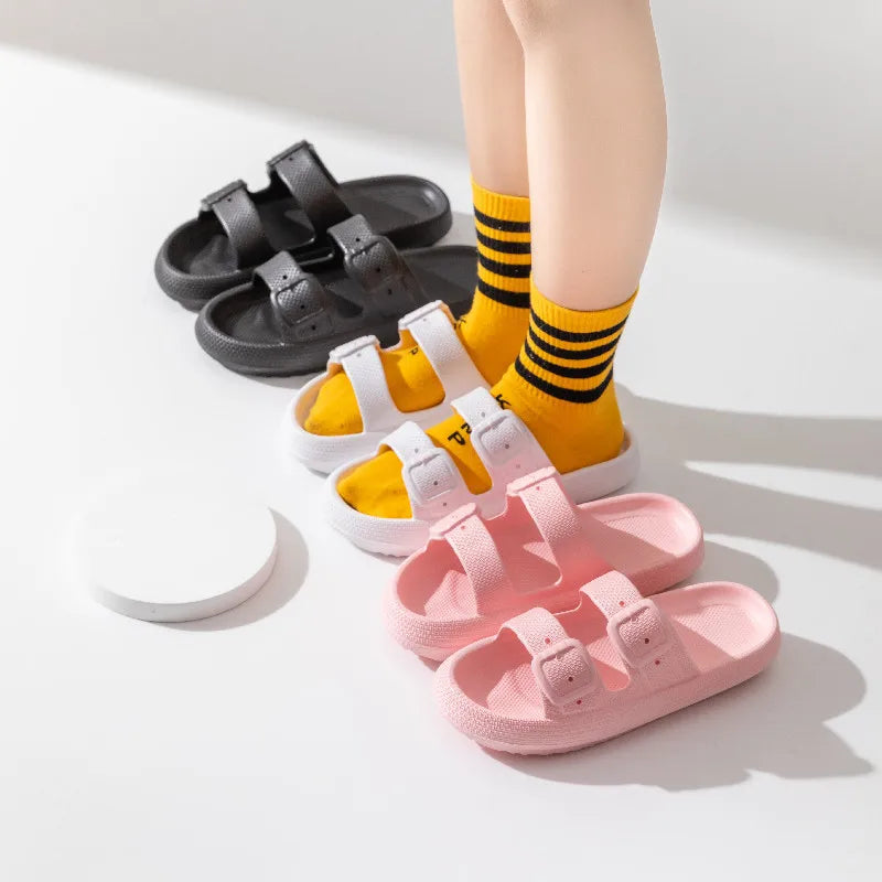Comwarm New Women's Platform Slippers Outdoor Women's Sandals With Adjustable Buckle Summer Eva Soft Light Women Beach Slippers 2026 by DERILUJA LLC