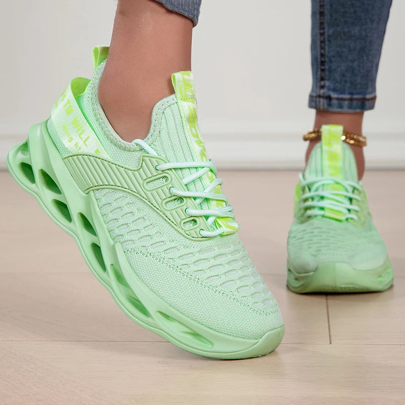 Women Sport Shoes Fashion Platform Sneakers Ladies Spring Winter Flats Running Shoes for Woman Plus Size 43 by Badon Shop LLC
