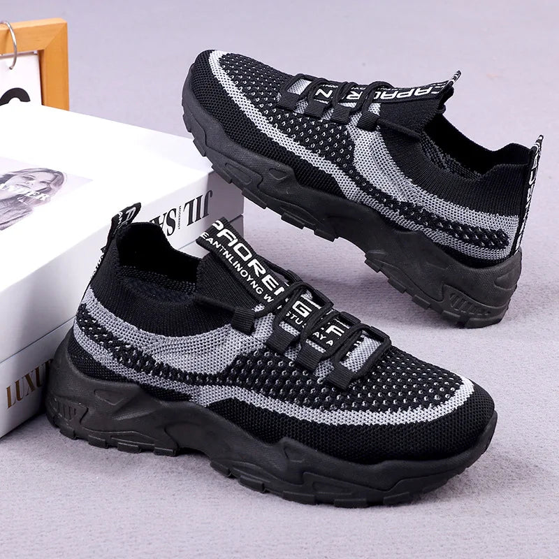 Chunky Sneakers 2025 Women's Casual Shoes Spring And Autumn Air Mesh Breathable Sports Shoes For Women's Soft Sole Running Shoes by DERILUJA LLC