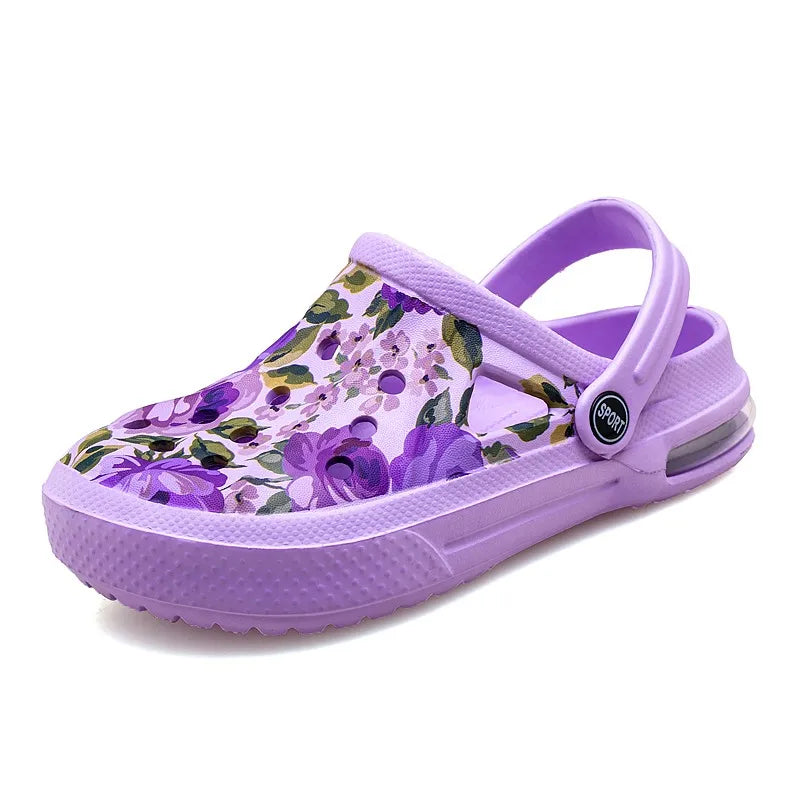 2006 Women's Ethnic Shoes Clogs Soft Sole Two-way Wear for Beach Mules and Pool Women Garden Slides Indoor Nursing Clogs Sandals by DERILUJA LLC