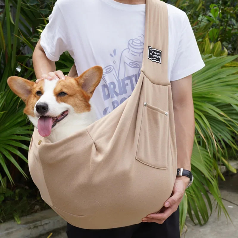Comfortable Dog Bag Pet Crossbody Shoulder Bag Outdoor Travel Portable Cat Puppy Sling Carrier Bag Pet Carrying Supplies2025new
