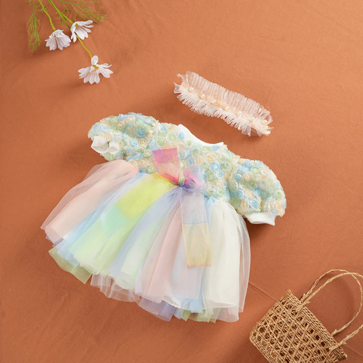 Doll Clothes Reborn Baby Dolls Clothes Dress For 55cm Reborn Doll DIY Handmade Princess Dress Dolls Accessories Kid Toy Gifts by DERILUJA LLC