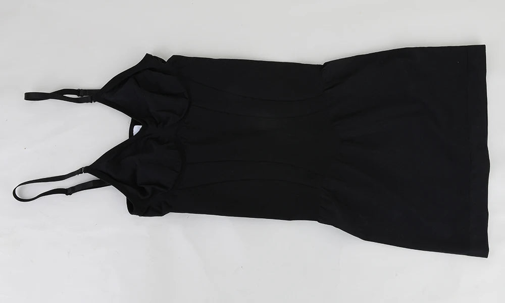 Suspender Dress Shaper Women New Slim Fit Dress Tummy Control Full Slips Breathable Body Shaper Slim S-3XL Plus Size by DERILUJA LLC