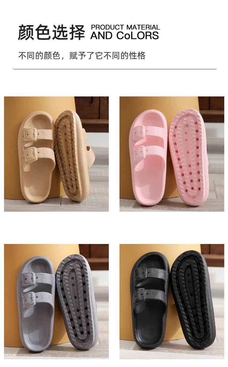 Comwarm New Women's Platform Slippers Outdoor Women's Sandals With Adjustable Buckle Summer Eva Soft Light Women Beach Slippers 2026 by DERILUJA LLC