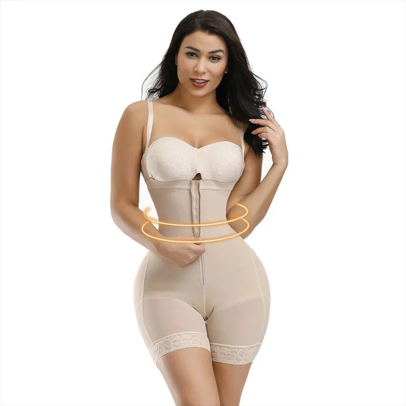 Straps Full Body Shaper Tummy Slimming Postpartum Stage 3 Girdle Push Up Butt Lifter Shapewear by DERILUJA LLC