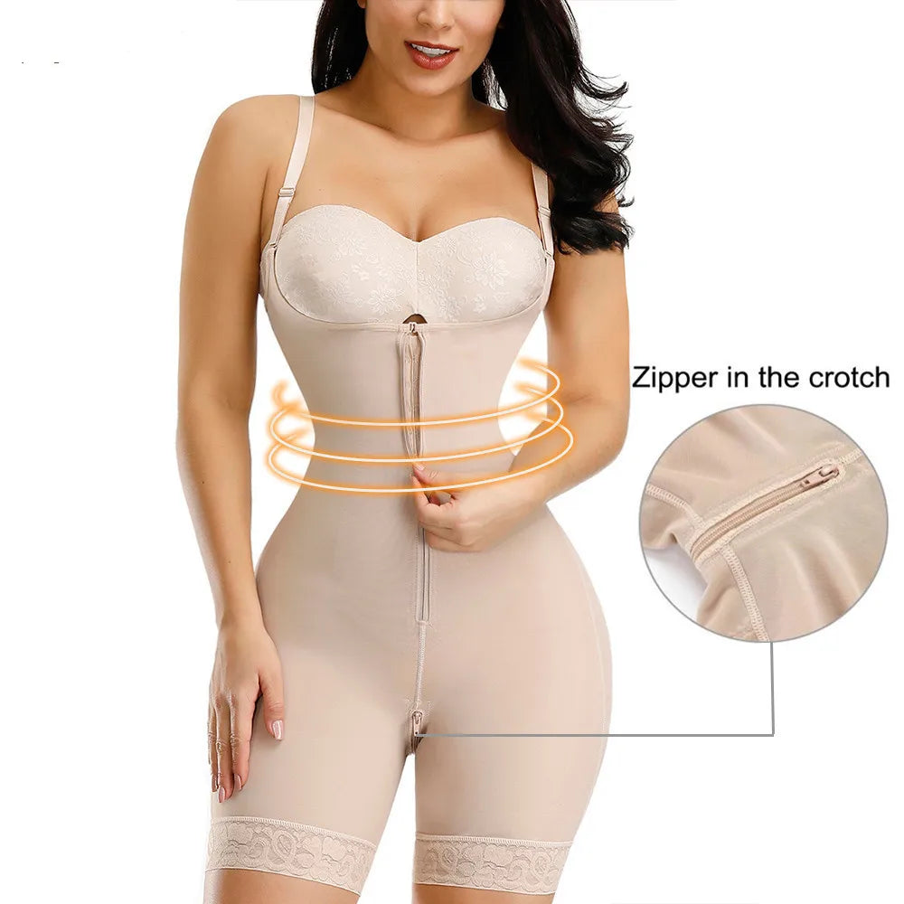 Straps Full Body Shaper Tummy Slimming Postpartum Stage 3 Girdle Push Up Butt Lifter Shapewear by DERILUJA LLC