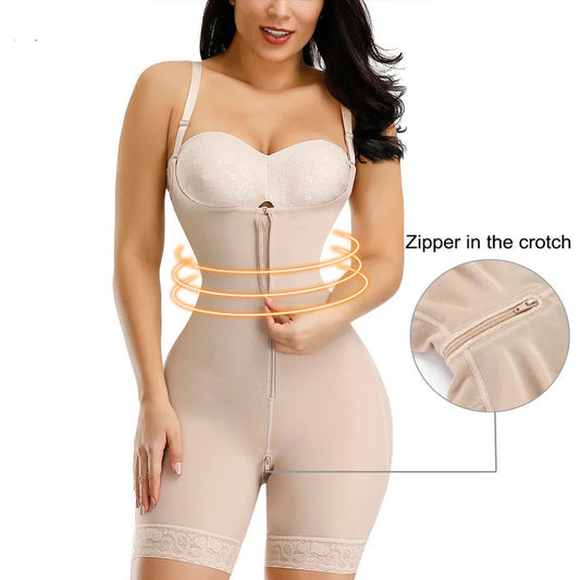 Straps Full Body Shaper Tummy Slimming Postpartum Stage 3 Girdle Push Up Butt Lifter Shapewear by DERILUJA LLC