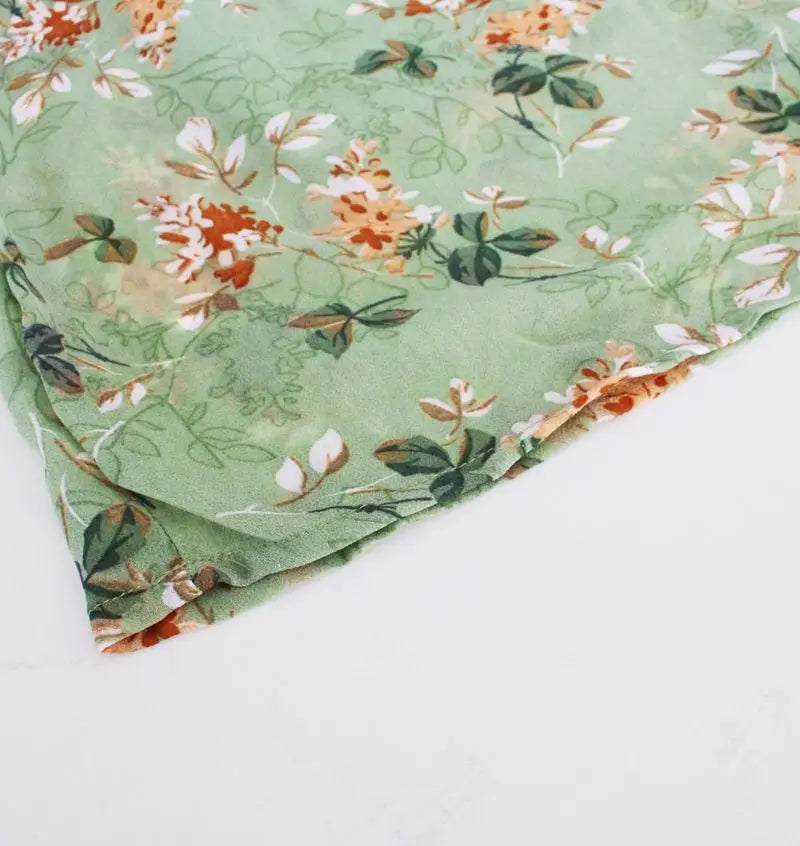 Spring Summer Fashion Women V Neck Short Sleeve Loose Chic Floral Printed Dress by DERILUJA LLC