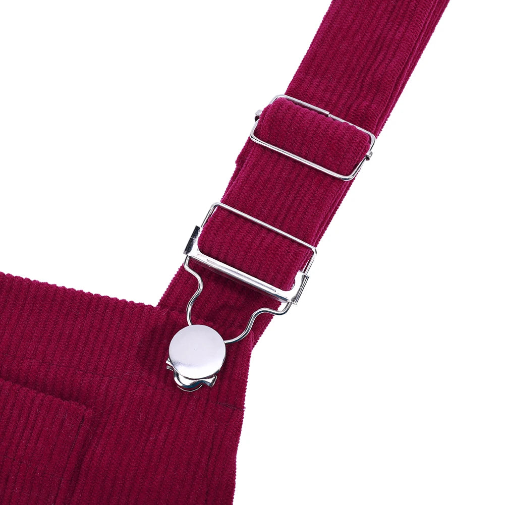 Mini Dress A Line Cute Jumper Dress &Pockets For Teenager Adjustable Shoulder by DERILUJA LLC
