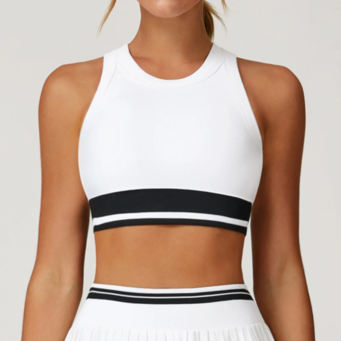 Summer Anti-Glare Tennis Skirts A-line Pleated Yoga Shorts Skirts Women High Waist Sports Fitness Skirt Gym Workout Sportswear by DERILUJA LLC