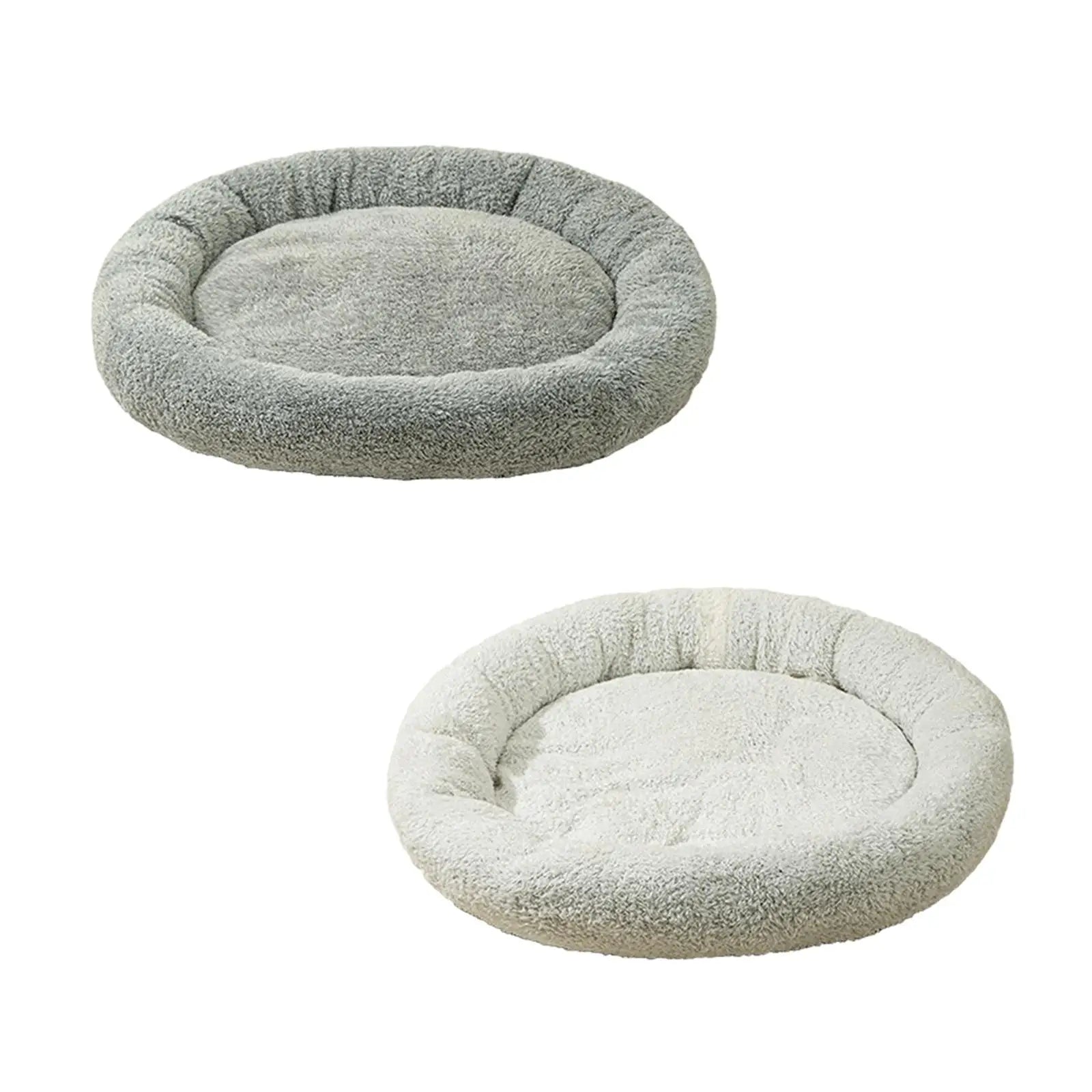 Luxurious Round Pet Bed for Furry Friends - Cozy Haven for Small by Badon Shop LLC