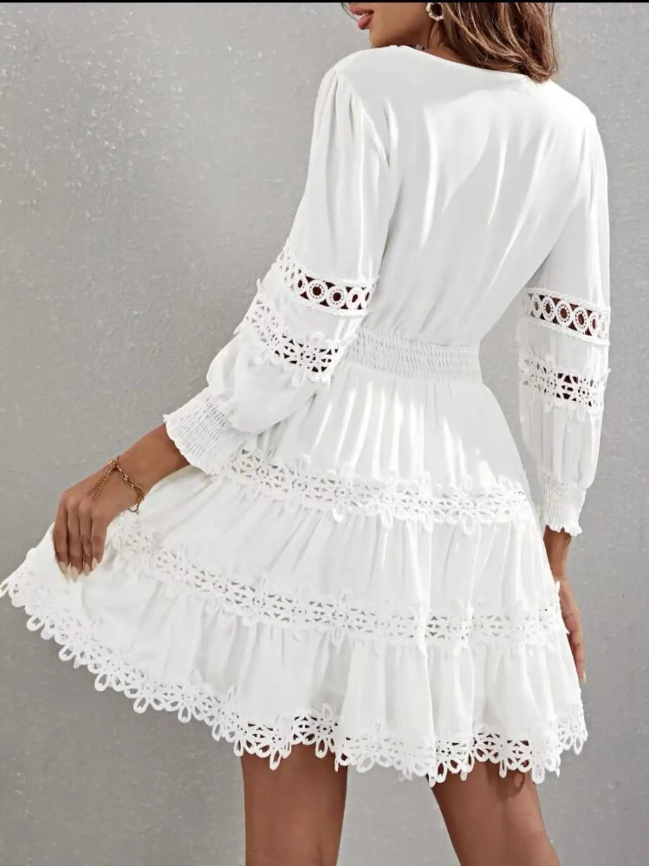 Mini Dress Women Spring Casual Elegant Vintage Patchwork Office Dresses For Women Robe by DERILUJA LLC