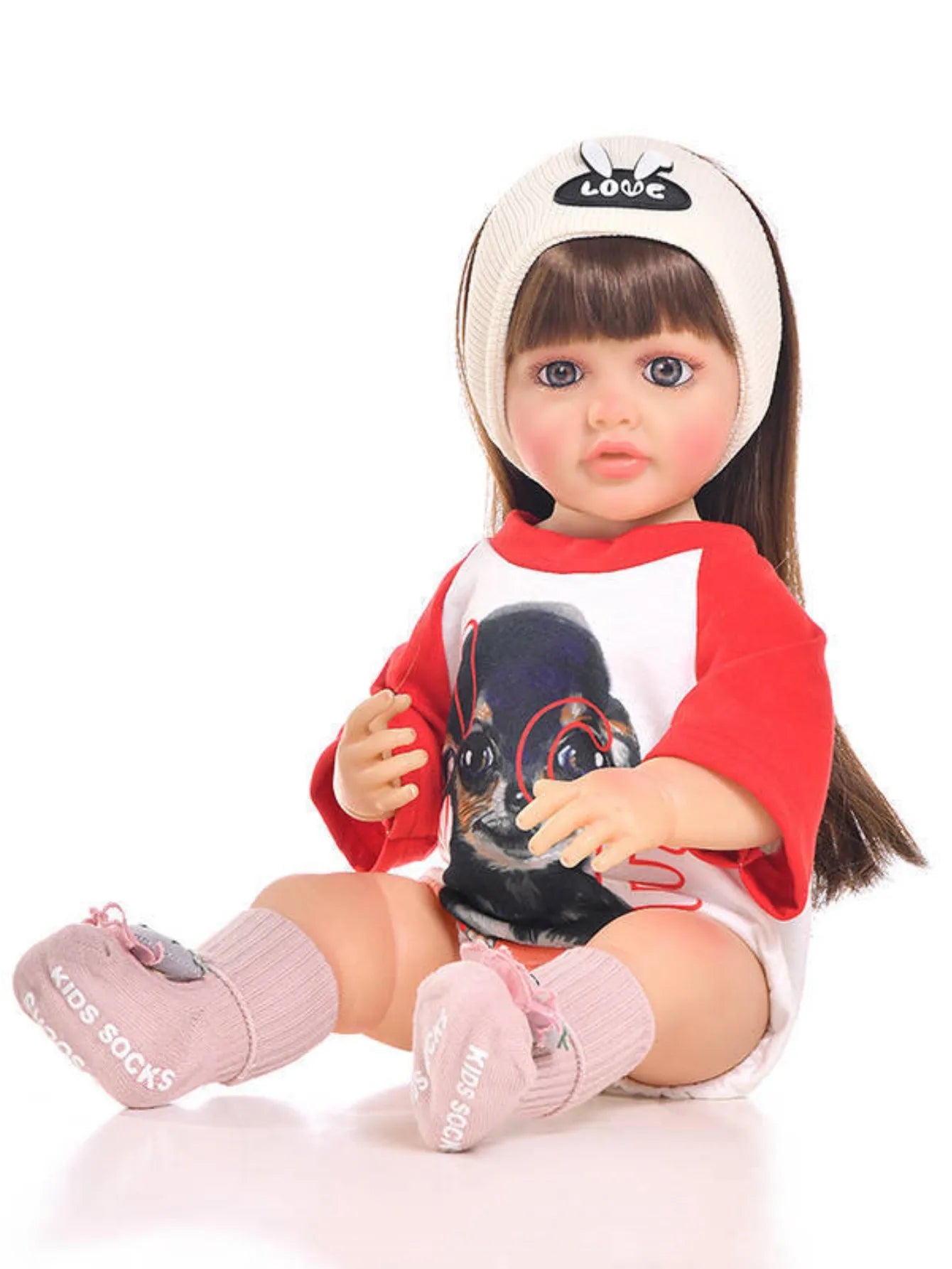Doll Clothes Reborn Baby Dolls Clothes Dress For 55cm Reborn Doll DIY Handmade Princess Dress Dolls Accessories Kid Toy Gifts by DERILUJA LLC