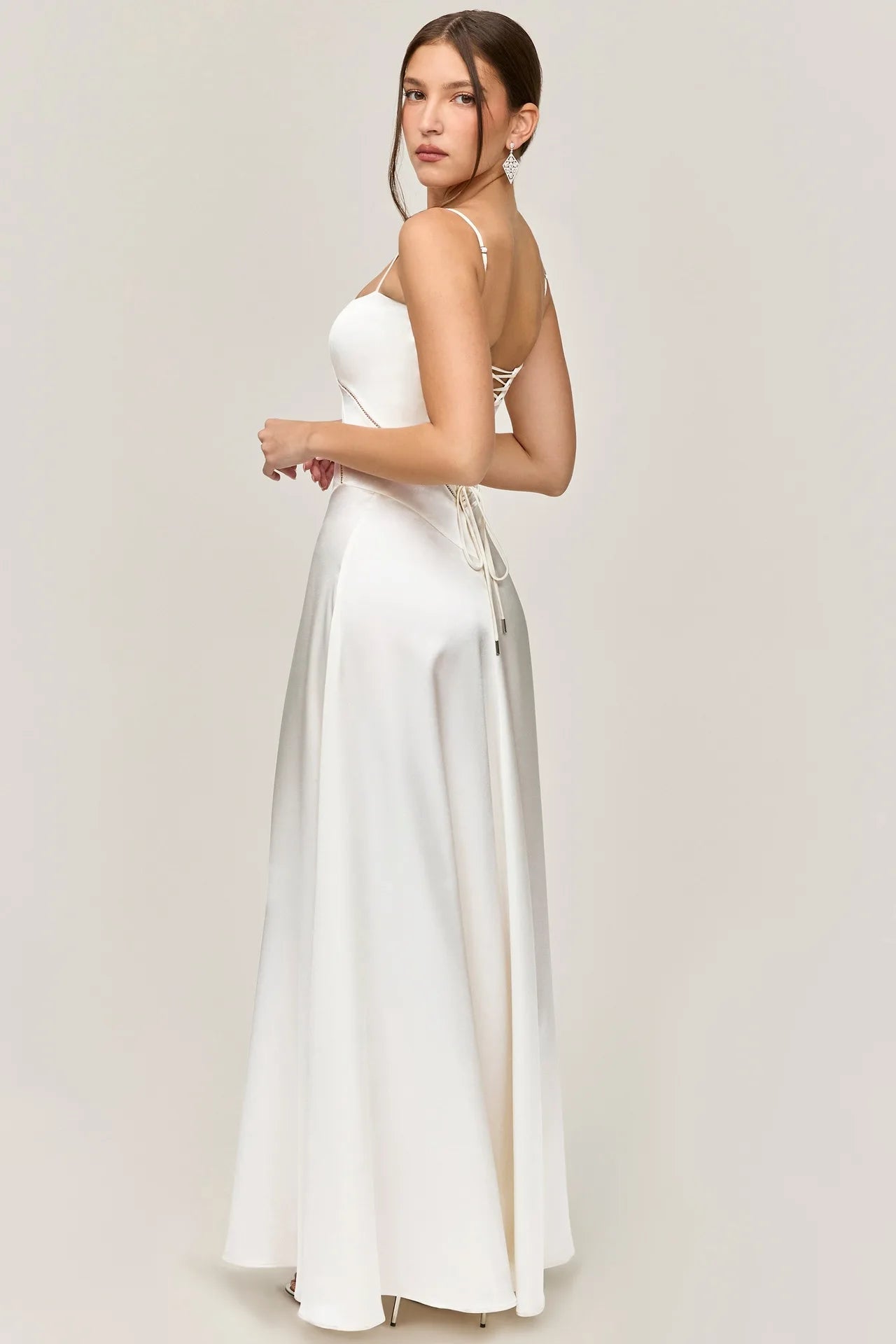 Women's new sexy slip dress slim backless dress long evening dress for women by DERILUJA LLC