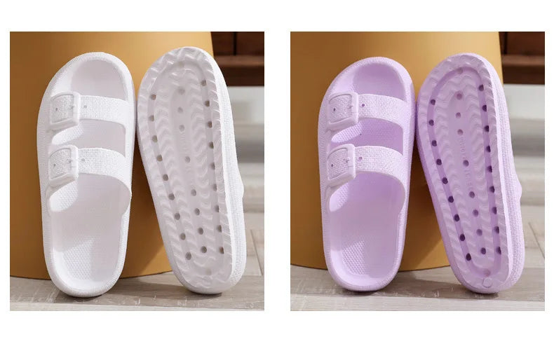 Comwarm New Women's Platform Slippers Outdoor Women's Sandals With Adjustable Buckle Summer Eva Soft Light Women Beach Slippers 2026 by DERILUJA LLC