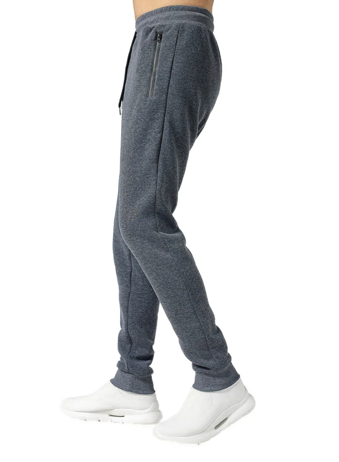 new Sweatpants Streetwear Trousers Men Pants Solid color Drawstring Zipper Pockets Cargo Pants Men Overalls Running pants by DERILUJA LLC
