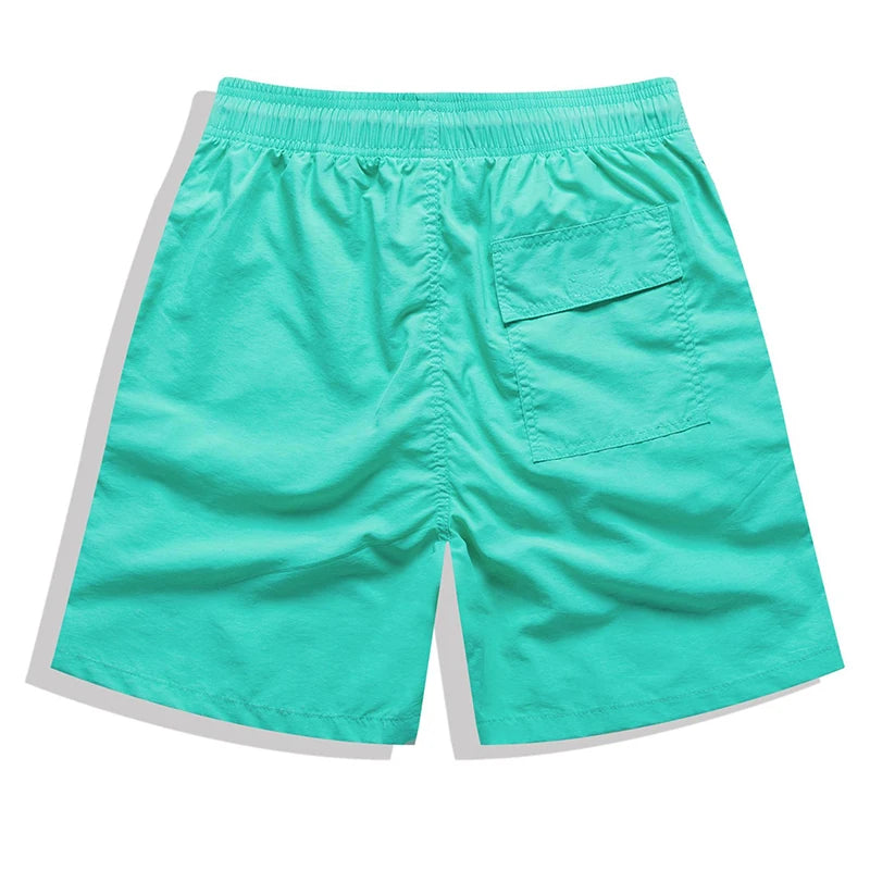 Summer Swim Pants Male Athletic Running Gym Quick Dry Swimsuit Size 4XL by DERILUJA LLC