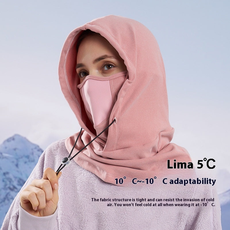 Winter Thermal Fleece Scarf Ski Face Mask Neck Warmer Hood Hat Windproof Cold Warm Riding Cap Sports Outdoor by My Store