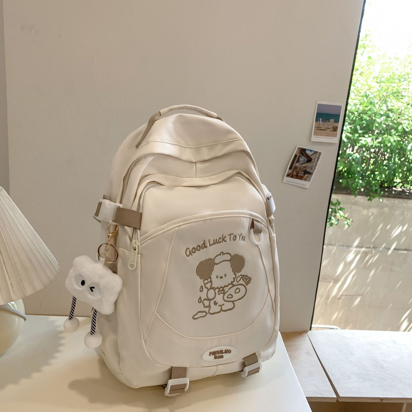 Middle School Women College Students' Backpack by DERILUJA LLC