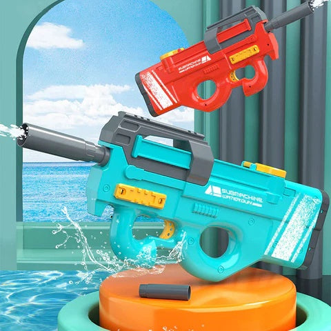 New P90 Electric Water Gun High-Tech Kids Toys Outdoor Beach Pool Large Capacity Summer Gel Blasting Water Gun For Adults by DERILUJA LLC