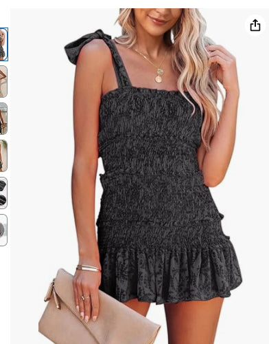 European And American Fold Ruffled Tied Dress by DERILUJA LLC