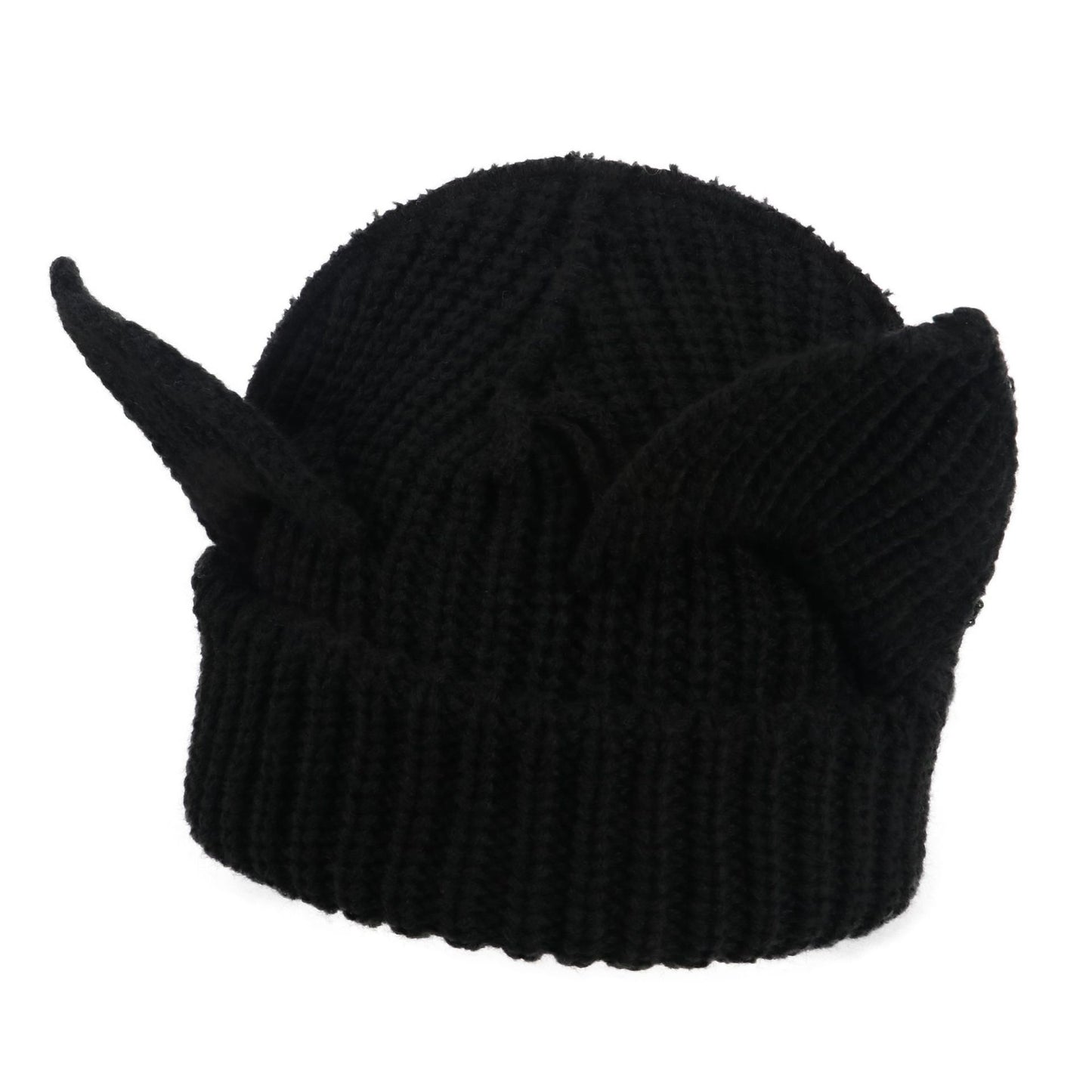 Devil Ears Thickened All Acrylic Knitted Hat by My Store