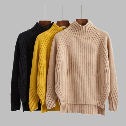 Women's Knitted Undershirt Fashion All-matching by DERILUJA LLC