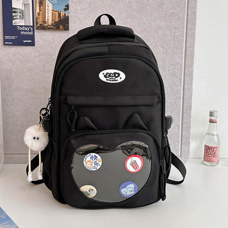 Large Capacity Backpack For Primary School Students by DERILUJA LLC