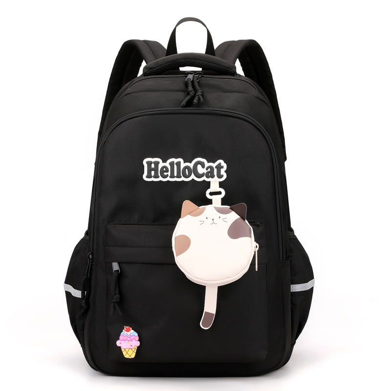 Primary And Secondary School Students Childlike Cute Backpack by DERILUJA LLC