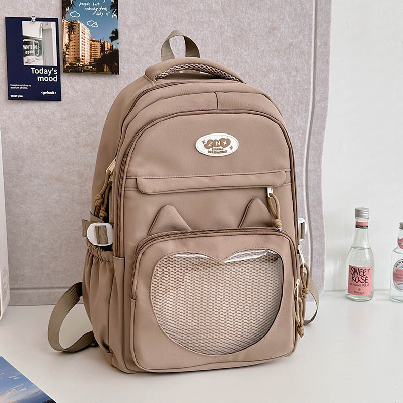 Large Capacity Backpack For Primary School Students by DERILUJA LLC