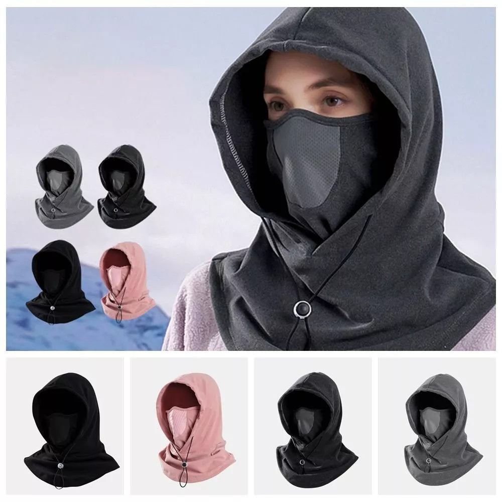 Winter Thermal Fleece Scarf Ski Face Mask Neck Warmer Hood Hat Windproof Cold Warm Riding Cap Sports Outdoor by My Store