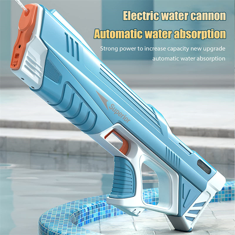 Summer Full Automatic Electric Water Gun Toy Induction Water Absorbing High-Tech Burst Water Gun Beach Outdoor Water Fight Toys by DERILUJA LLC