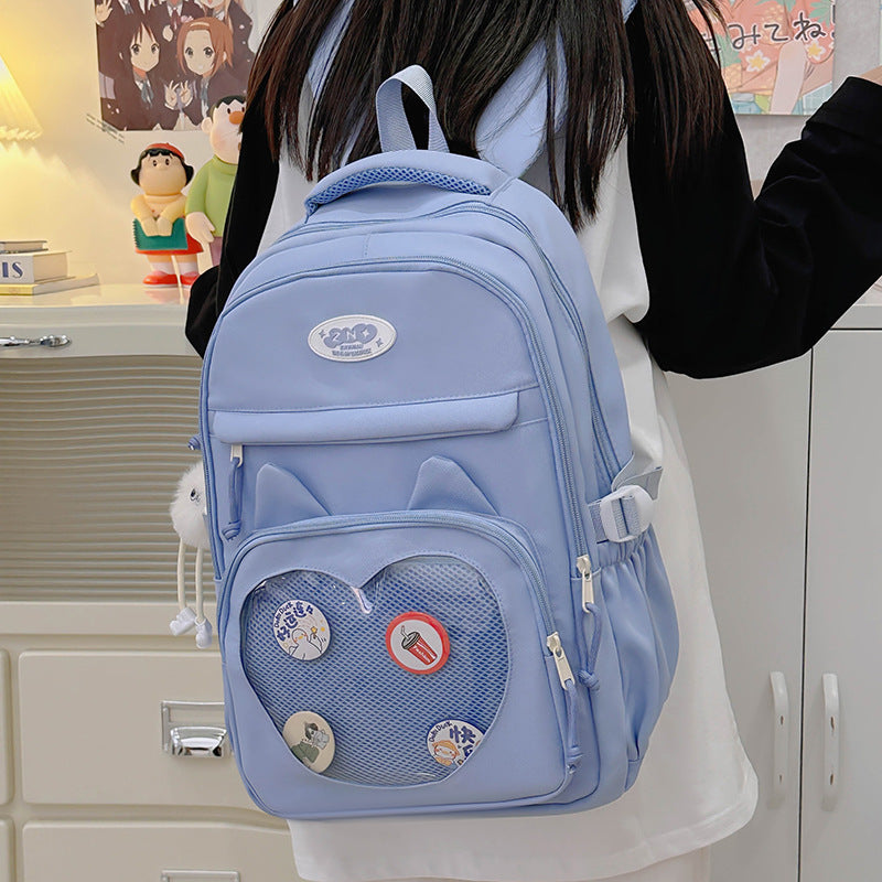 Large Capacity Backpack For Primary School Students by DERILUJA LLC
