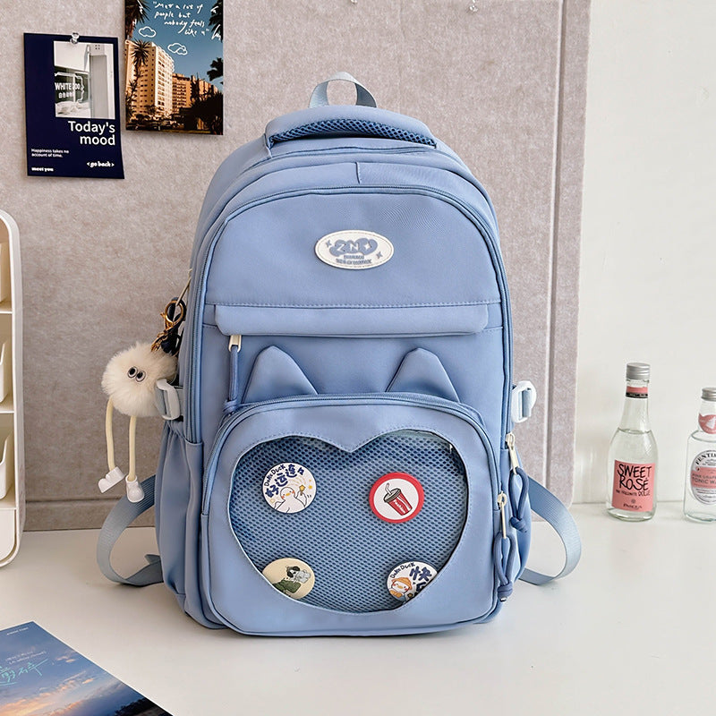 Large Capacity Backpack For Primary School Students by DERILUJA LLC