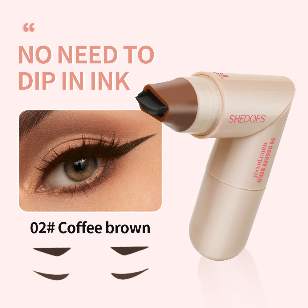 Love Eyeliner Seal Waterproof And Durable Eyeliner Stamp Pen Natural Makeup Application A Beginner's Assistant Two Steps To Create Eyeliner by DERILUJA LLC
