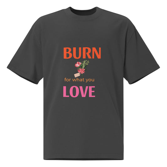 Oversized faded t-shirt by DERILUJA LLC