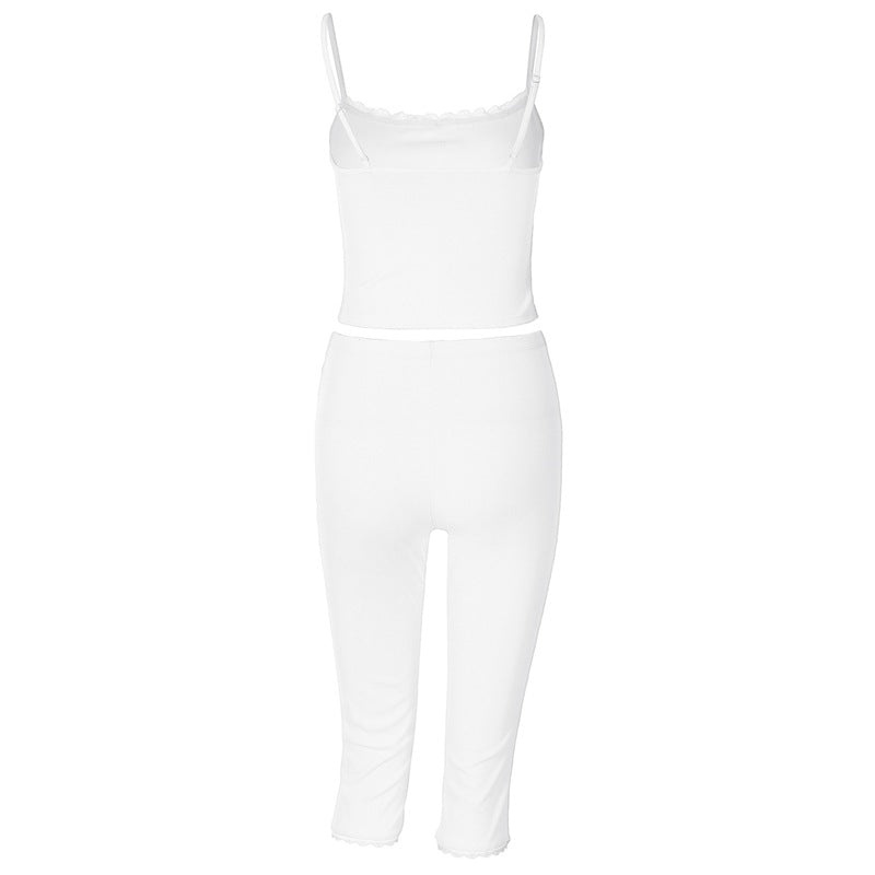 Casual 2 Pcs Sets Summer Women Outfits Streetwear Sport by DERILUJA LLC
